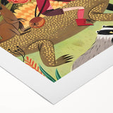 Jungle Adventure - Boys Room Wall Art Kids Wall Art Prints