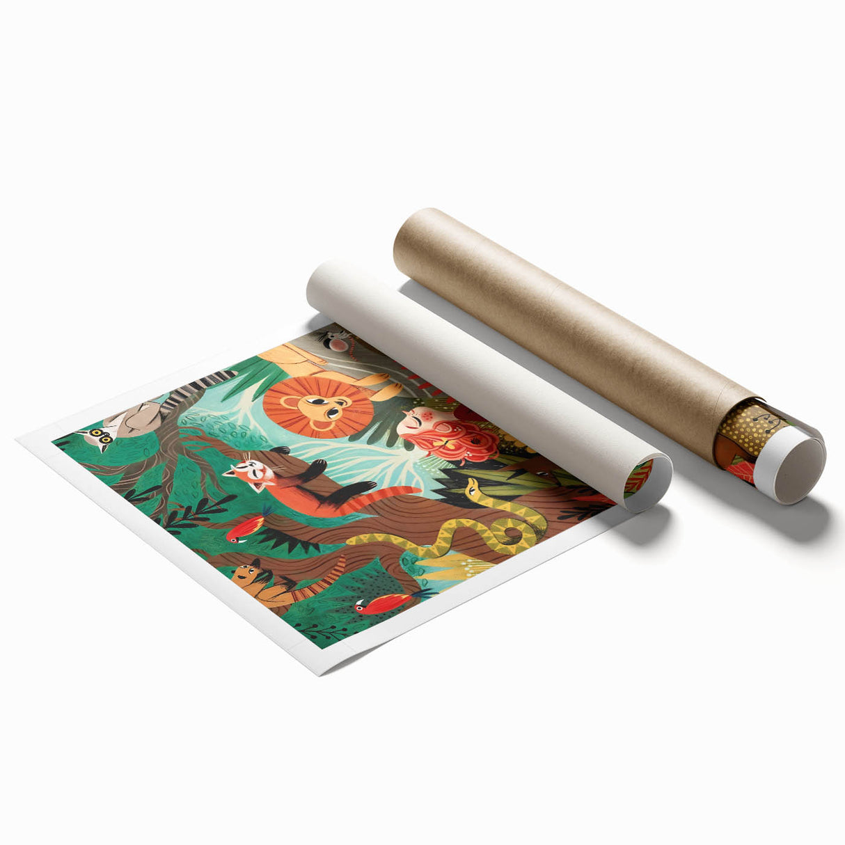 Jungle Adventure - Boys Room Wall Art Kids Wall Art Prints