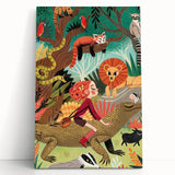 Jungle Adventure - Boys Room Wall Art Kids Wall Art Prints