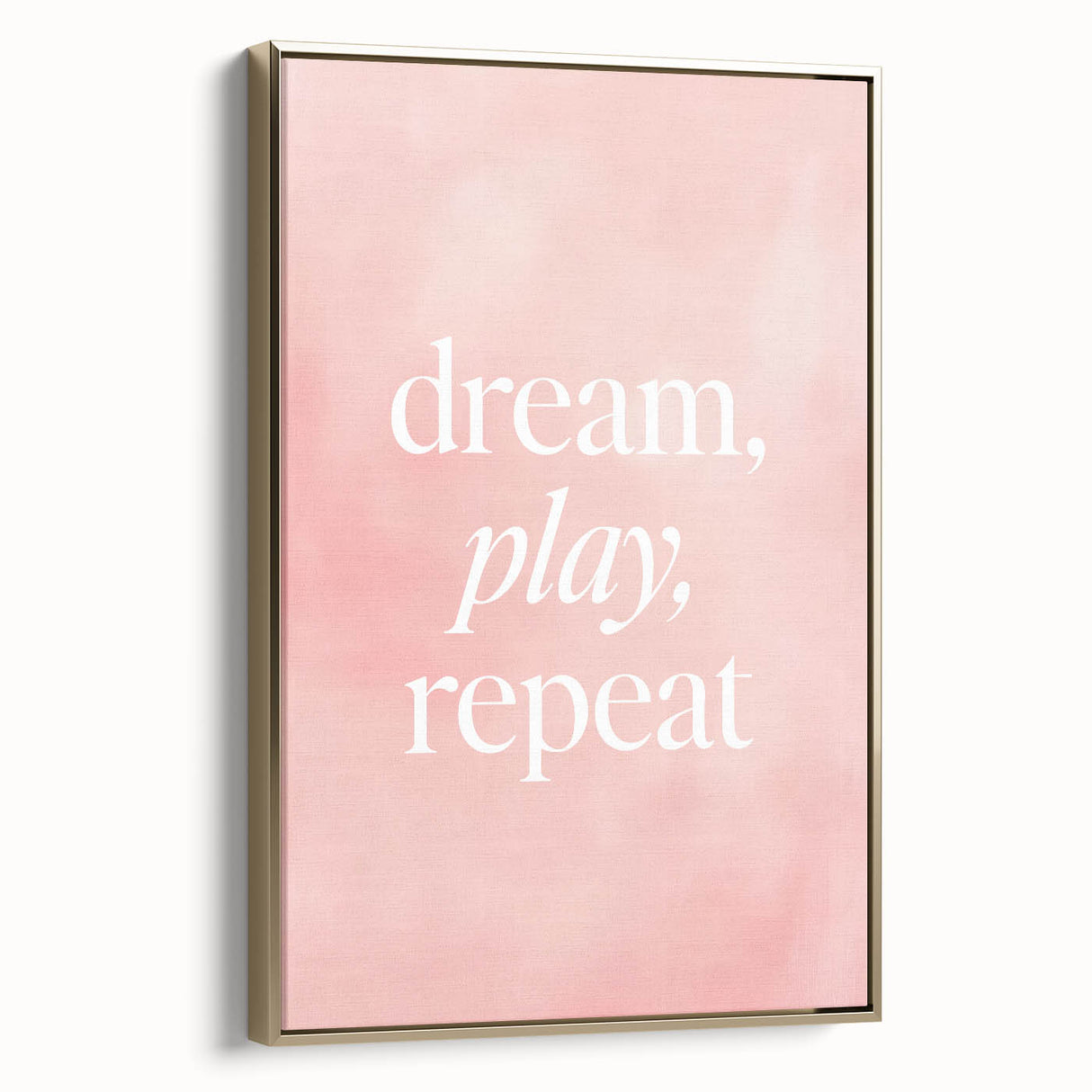 Dream Play Repeat Nursery Wall Art – Kids Room & Baby Decor