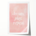 Dream Play Repeat Nursery Wall Art – Kids Room & Baby Decor