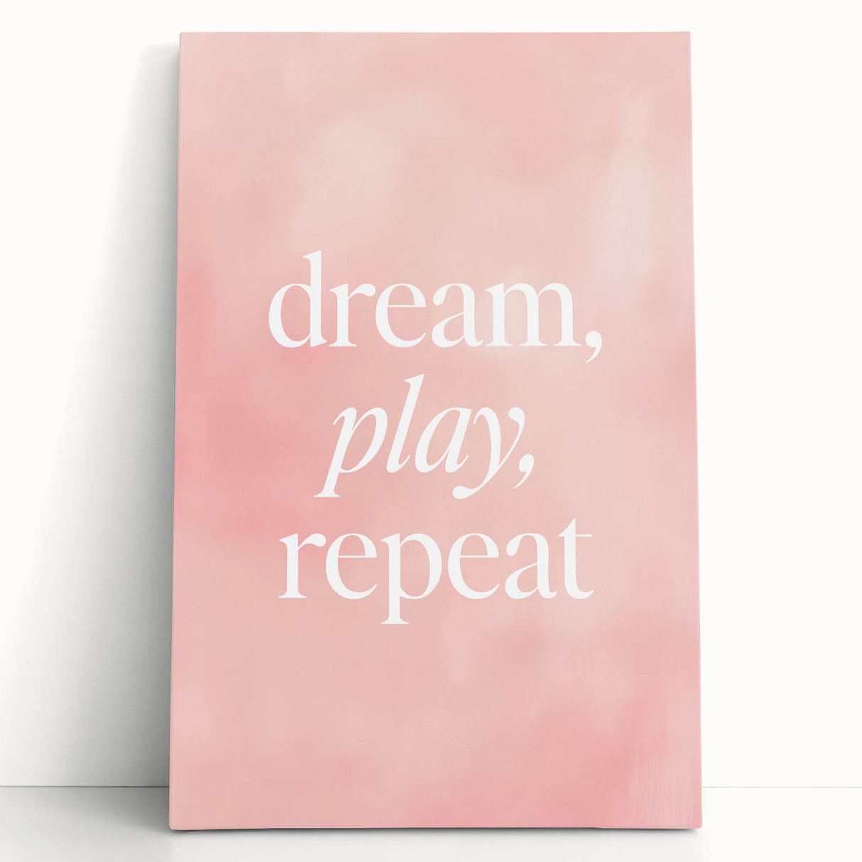 Dream Play Repeat Nursery Wall Art – Kids Room & Baby Decor