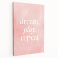 Dream Play Repeat Nursery Wall Art – Kids Room & Baby Decor