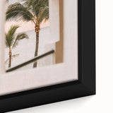 Extra large framed canvas featuring a textured, colorful abstract design with black accents, ideal for living room decor.