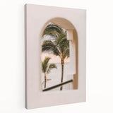 Large canvas print of a summer-themed abstract design in vibrant warm colors, ideal for kitchen wall art.