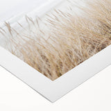 Art deco poster featuring a geometric pattern in gold and black on rolled canvas.