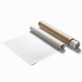 Extra large rolled canvas print featuring soft pastel floral art, ideal for classy bathroom or large living room decor.