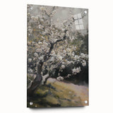 Blossoming Tree Living Room Wall Art – Modern Canvas Print
