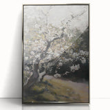 Blossoming Tree Living Room Wall Art – Modern Canvas Print