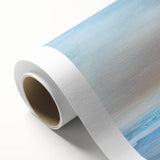 Abstract landscape wall art on rolled canvas showcasing vibrant colors and dynamic shapes, ideal for modern home decor. Perfect for adding a stylish touch to any living space.