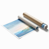 Abstract landscape wall art print featuring vibrant colors in a swirling design, perfect for modern home decor. Ideal for adding a touch of creativity to any space.