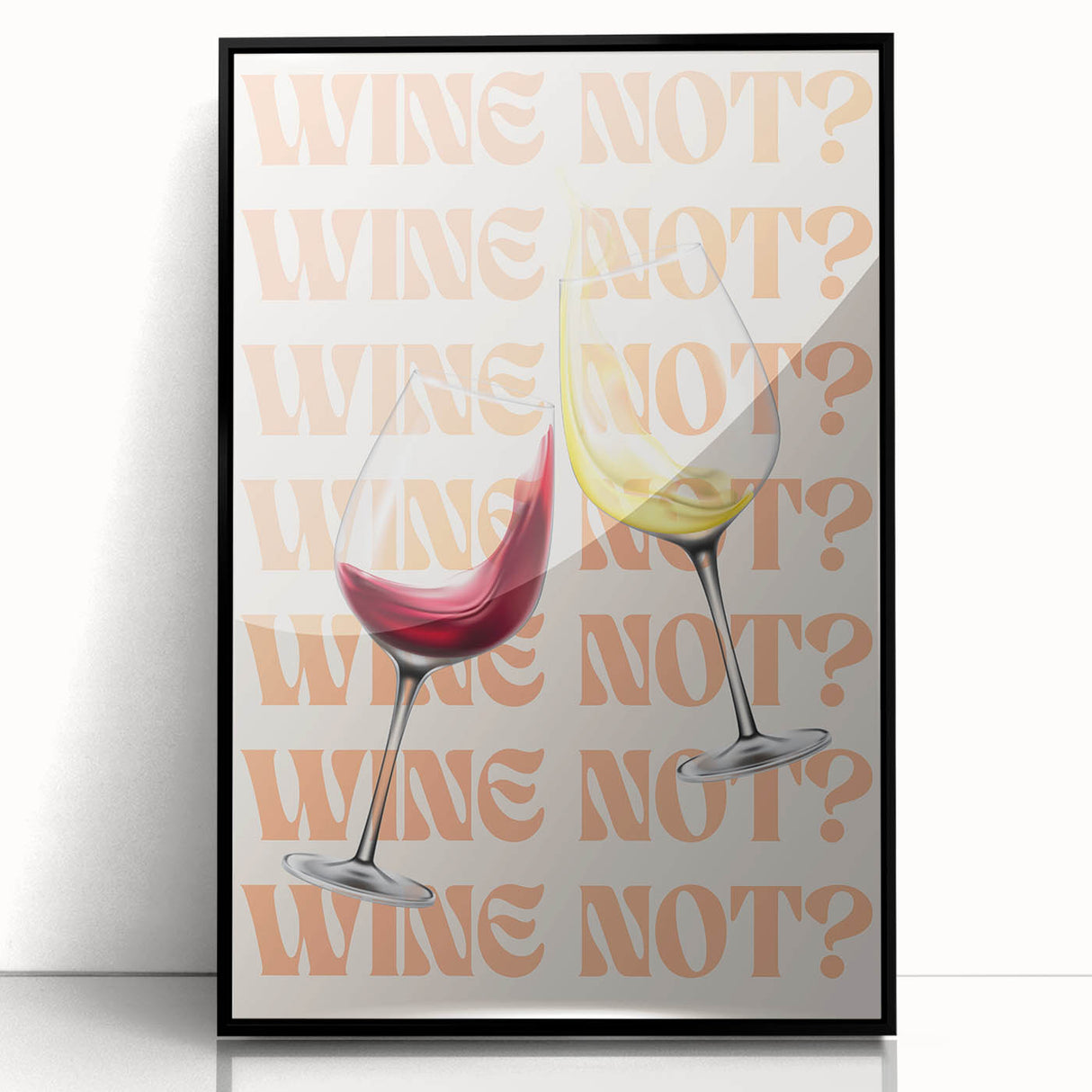 Large abstract wall art featuring geometric shapes in earthy tones on a framed acrylic.