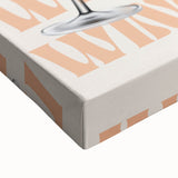 Large art featuring a black and white landscape painting on stretched canvas, ideal for bedroom wall decor.