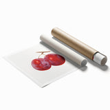 Extra large rolled print of colorful floral art, ideal for classy bathroom or large living room decor.