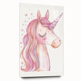 Blush Unicorn Watercolor Print - Girls Bedroom Art