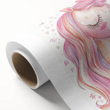 Blush Unicorn Watercolor Print - Girls Bedroom Art