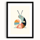 Minimalist Snail - Boys Room Wall Art Kids Wall Art Prints
