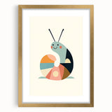Minimalist Snail - Boys Room Wall Art Kids Wall Art Prints