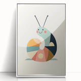 Minimalist Snail - Boys Room Wall Art Kids Wall Art Prints