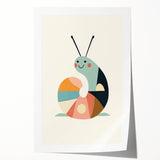 Minimalist Snail - Boys Room Wall Art Kids Wall Art Prints