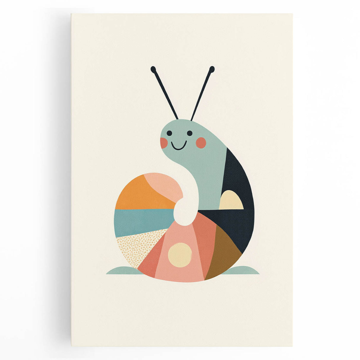 Minimalist Snail - Boys Room Wall Art Kids Wall Art Prints