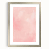 Soft Pink Watercolor Nursery Wall Art – Kids Room & Baby Decor