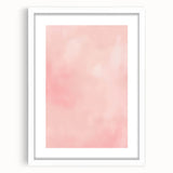 Soft Pink Watercolor Nursery Wall Art – Kids Room & Baby Decor