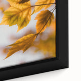 Close-up of black wall art featuring a colorful, textured abstract design on a framed canvas, ideal for living room decor.