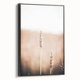 Black and white landscape art painting on framed canvas, featuring a vintage poster style, ideal for bedroom wall decor.