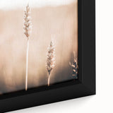 Extra large framed canvas depicting a textured, colorful abstract design on a black background.