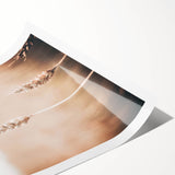 Extra large wall art featuring line art flowers in black on white, rolled canvas print, suitable for large living room decor.