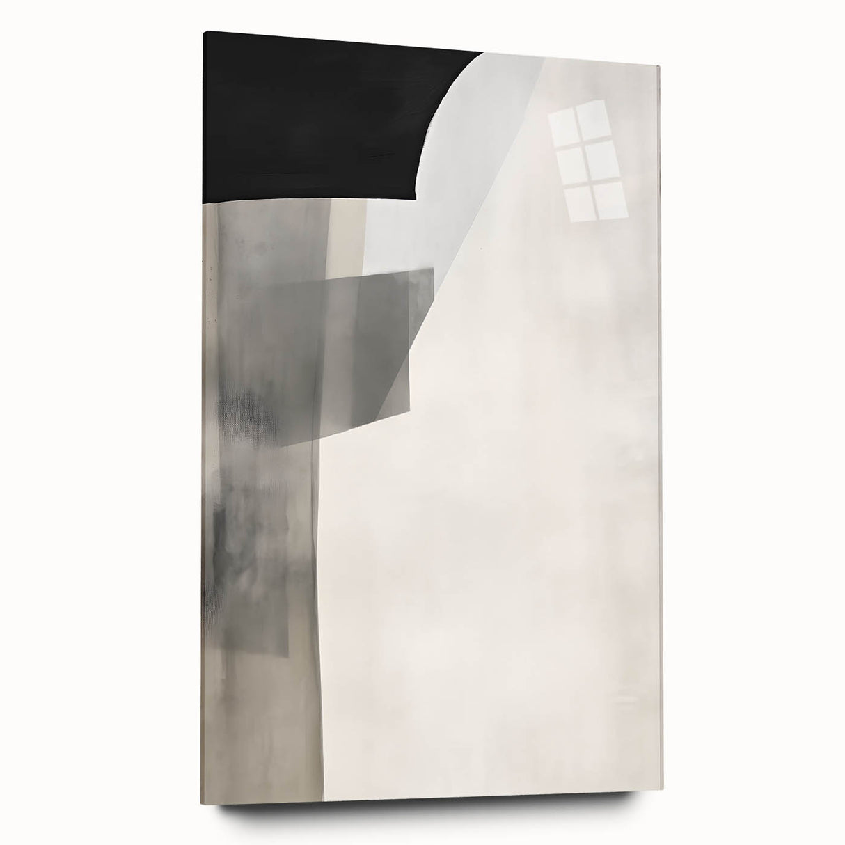 Minimalist Dining Room Wall Art – Modern Monochrome Canvas