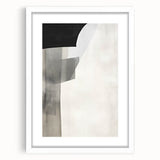 Minimalist Dining Room Wall Art – Modern Monochrome Canvas