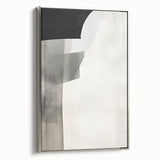 Minimalist Dining Room Wall Art – Modern Monochrome Canvas