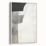 Minimalist Dining Room Wall Art – Modern Monochrome Canvas