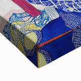 Abstract figurative canvas art close-up showcasing vibrant colors and intricate textures, ideal for modern home decor, highlighting artistic depth and creativity.