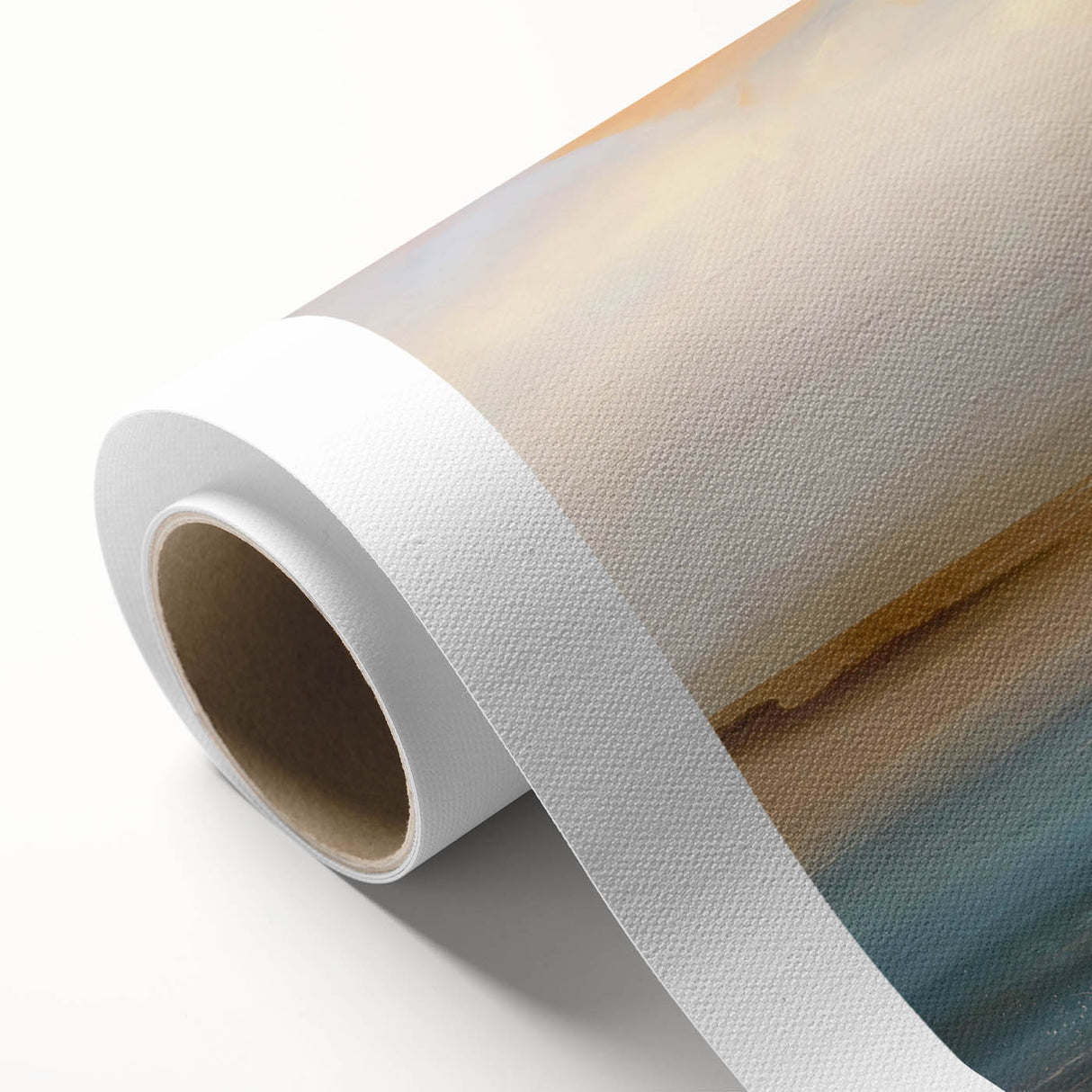 Abstract landscape wall art on rolled canvas showcasing vibrant colors and intricate patterns, ideal for modern home decor. Perfect for adding a touch of creativity to living spaces.