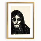 Expressionism Wall Art - Jealous by Edvard Munch