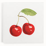 Black and white large art canvas featuring assorted fruits, ideal for kitchen wall art.