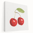 Large art depicting an array of colorful fruits on a stretched canvas, ideal for kitchen wall art.