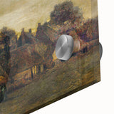 Impressionist Twilight Scene - Farming Village at Twilight by Van Gogh