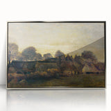 Impressionist Twilight Scene - Farming Village at Twilight by Van Gogh