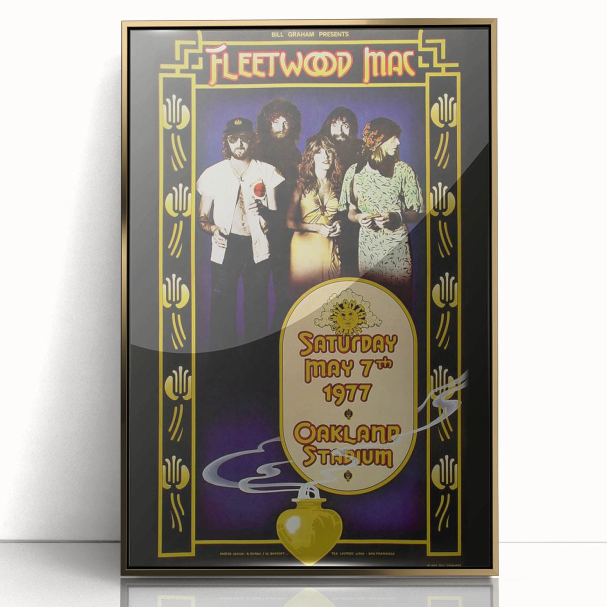 Fleetwood Mac Retro Wall Art - Vintage Prints & Mid-Century Poster
