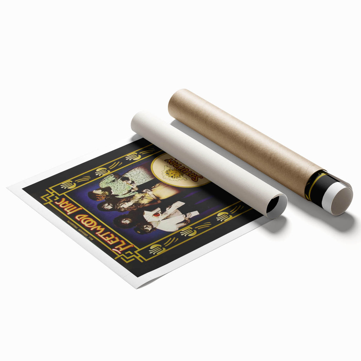 Fleetwood Mac Retro Wall Art - Vintage Prints & Mid-Century Poster