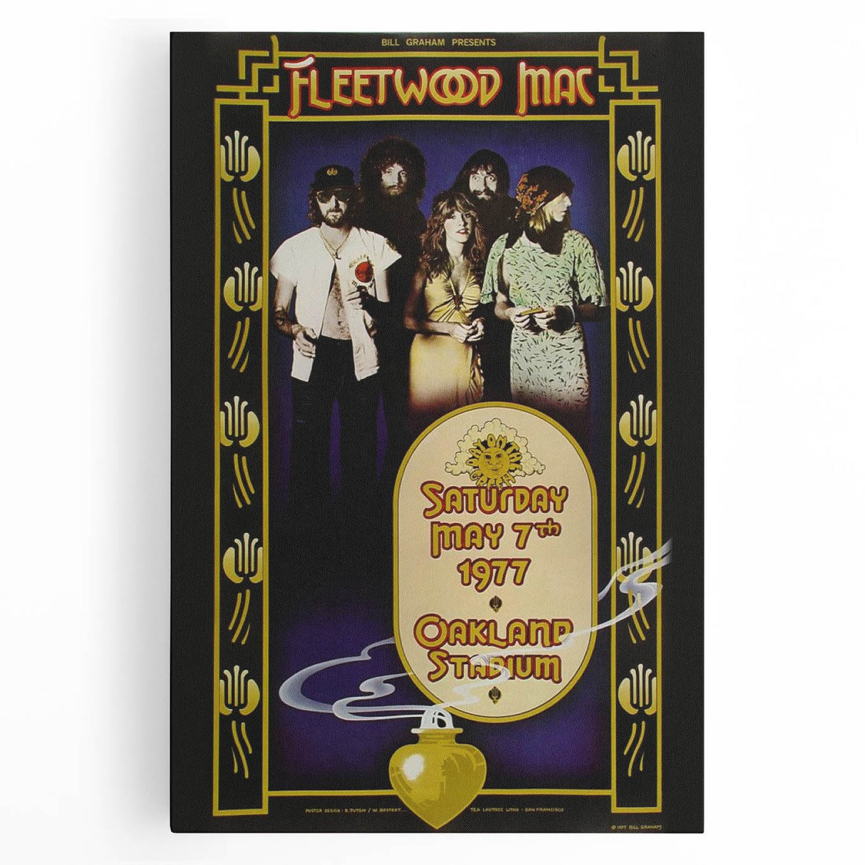 Fleetwood Mac Retro Wall Art - Vintage Prints & Mid-Century Poster