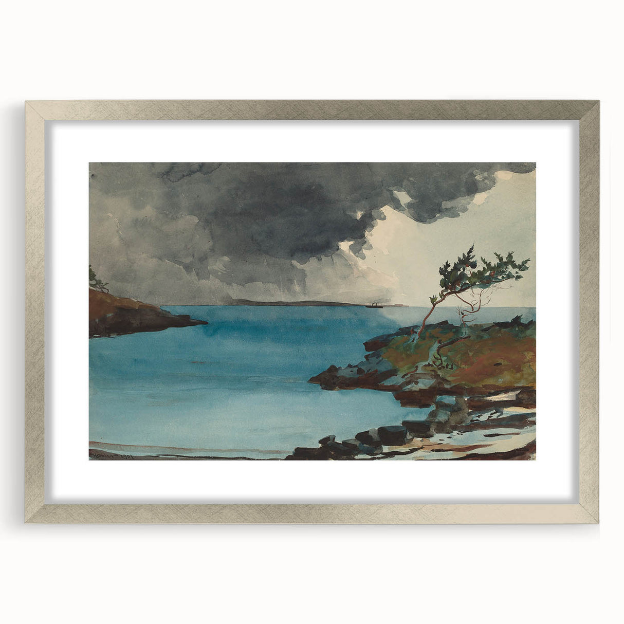 Realism Art Print - "The Coming Storm" - Classical Coastal Landscape