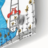 Moonlight Bear - Boys Room Wall Art Kids Wall Art Prints