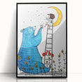 Moonlight Bear - Boys Room Wall Art Kids Wall Art Prints