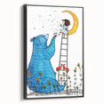 Moonlight Bear - Boys Room Wall Art Kids Wall Art Prints