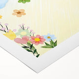 Smiling Sun Watercolor Print - Nursery Wall Art for Kids